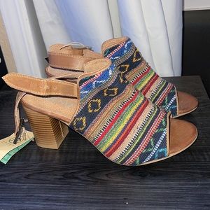 Heeled Roper Western Sandals